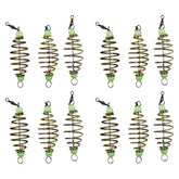 BESPORTBLE 12pcs Spring Fishing Feeder package front view