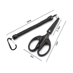 BESPORTBLE stainless steel blade delivers durable, clean cuts on braided line.
