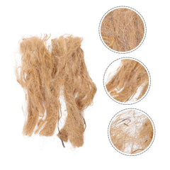 BESPORTBLE jute silk fire starter closeup highlights natural fibers for quick ignition