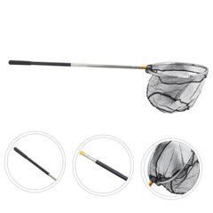 BESPORTBLE stainless steel handle net provides sturdy grip during field use