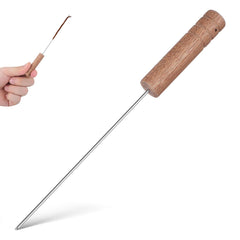 BESPORTBLE worm threader with rosewood handle for easy bait threading