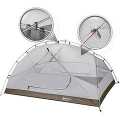 Bessport waterproof seams keep the interior dry in wet conditions.