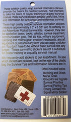 Best Glide ASE Severe Bleeding and Shock sticker for quick emergency reference