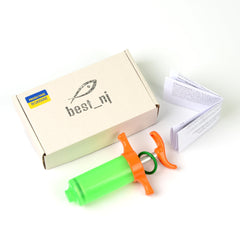 Best NJ 45ml injector nozzle 16mm enables precise plastisol flow for small lures.