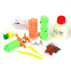Durable 45ml hard plastic injector included in kit