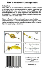 BestFishingSecrets 6-Pack Casting Bubbles - 1-1/8 x 1-3/4 inches - USA Made - Image 3