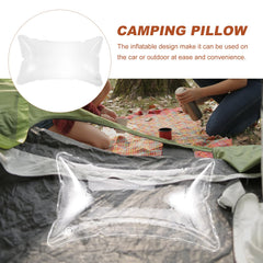 BESTOYARD inflatable pillow with durable outdoor-material for rugged camping.