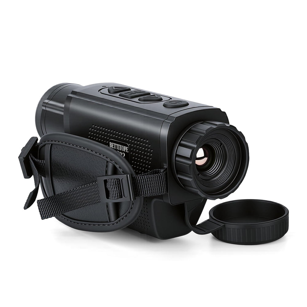 BETTITOPE BS02-13 front view shows a compact thermal monocular for outdoor scouting.