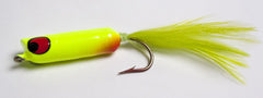 Betts 108-10 Pop N' Stripe chartreuse finish closeup, extra-strong hook for durable use