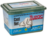 Betts Tyzac cast net, 6ft, 3/8in mesh, ready for quick bait catching.