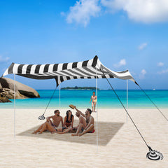 BEW Beach Tent 10x10-foot spacious shelter ready for picnics and relaxed gear.