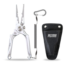 Beyond Braid Beyond Fishing Pro Aluminum Series 8 Inch Sliver closeup shows corrosion-resistant body for saltwater use