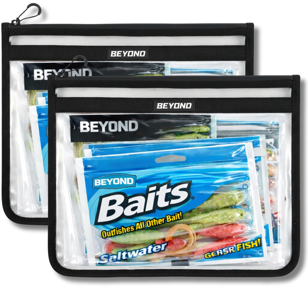 Beyond Braid DryVault Small with water-seal protects gear from spray and rain.
