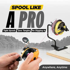 Beyond Braid EZ Spooler with adjustable setup for faster line loading