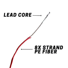 Beyond Braid Lead Core 200yd 27lb color markers enable precise depth control.