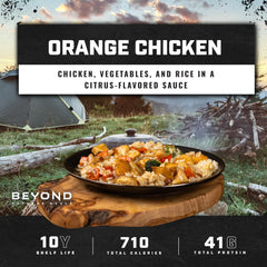 Beyond Outdoor Meals Orange Chicken final dish in a serving bowl.