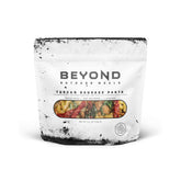 Beyond Outdoor Meals Tuscan Sausage Pasta pouch — protein-packed fuel for camping adventures.