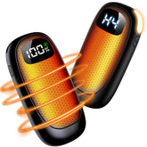 BEYYON B hand warmers LED display shows battery life for planning recharges