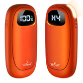BEYYON B hand warmer with LED display shows remaining battery life for easy planning