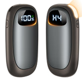 BEYYON B hand warmers with LED display showing battery and temperature for easy planning.