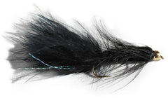 BH Woolly Bugger Black Flies assortment for trout fishing – 1 dozen