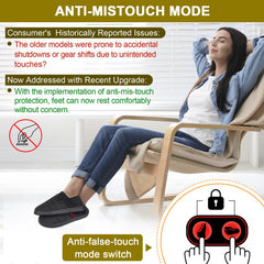BIAL heated slippers battery pack shows long-lasting power for extended indoor use.