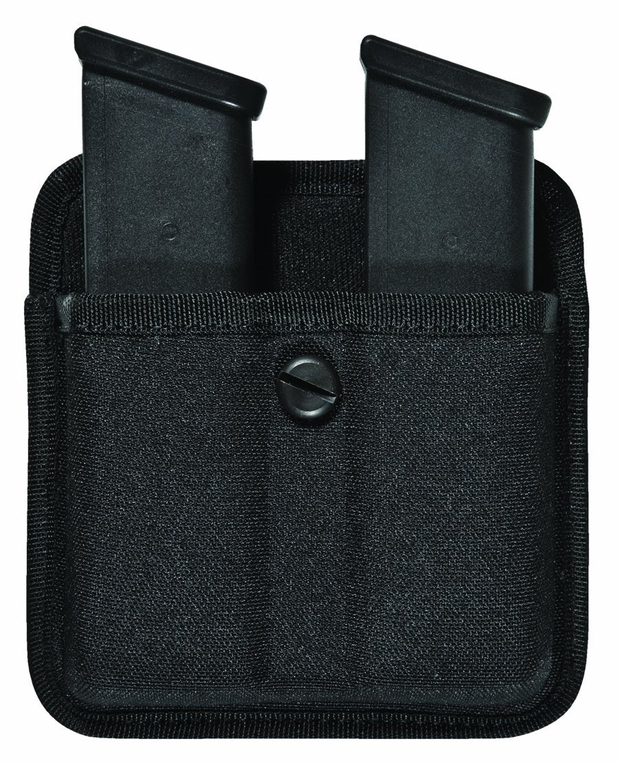 Bianchi Patroltek 8020 Double Mag Pouch, Open Top, fits Glock mags, black