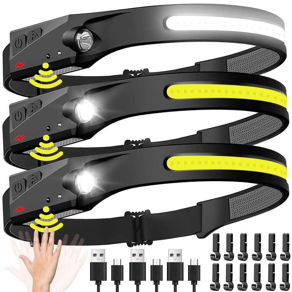 BIAT headlamp with 230° wide beam for hands free night navigation