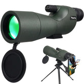 Bibire spotting scope 25-75x60 zoom for distant birdwatching and wildlife viewing.