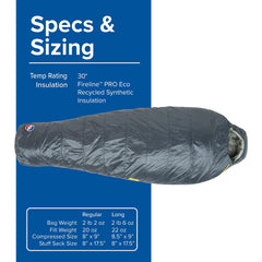Big Agnes Anthracite no-draft zipper demonstrates smooth opening.