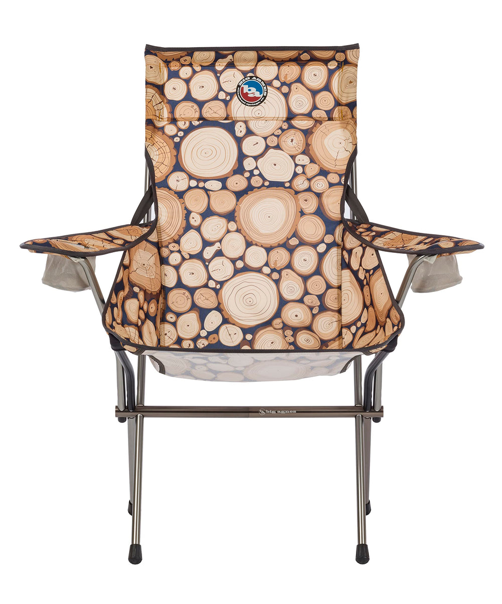 Big Agnes Big Six Armchair backrest offers extended support for long campsite lounging