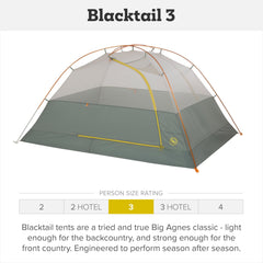 Big Agnes Blacktail interior pockets keep gear organized