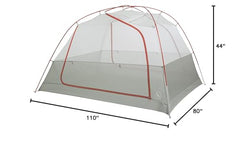 Big Agnes Copper Spur HV UL Long setup showing TipLok buckle and DAC poles for stable pitch.