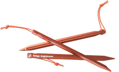 Big Agnes Dirt Dagger UL 6-inch stake in dirt for quick release and secure setup.