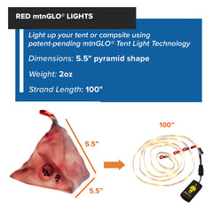 Big Agnes mtnGLO lantern design portable from tent to table.