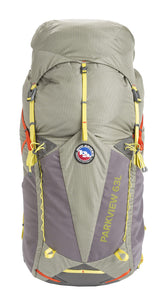 Big Agnes Parkview 63L backpack in olive color for multiday hikes.