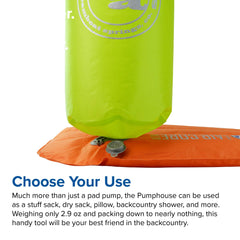 Big Agnes Pumphouse closeup shows rugged waterproof fabric