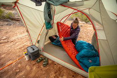 Big Agnes Rapide SL quilted top surface for cushioned support during sleep