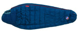 Big Agnes Sidewinder SL35 hood closeup shows draft-free heat for side sleepers.