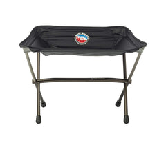 Big Agnes Skyline UL Stool folded compactly for trail use