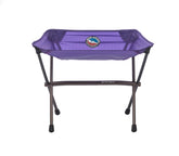 Big Agnes Skyline UL Stool assembled in royal purple for ultralight backcountry seating