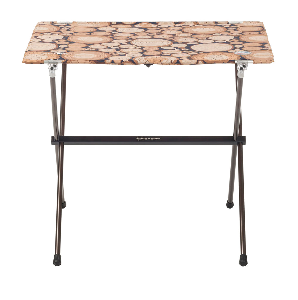 Big Agnes Soul Kitchen Table wood top setup offers a sturdy camp kitchen surface.