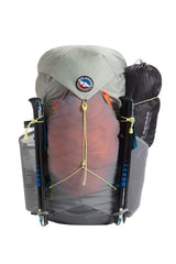 Big Agnes Sweetwater UL 43L back panel with ventilated design for all-day cooling.