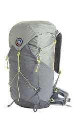Big Agnes Sweetwater UL 43L front view shows ergonomic fit for fastpacking comfort.