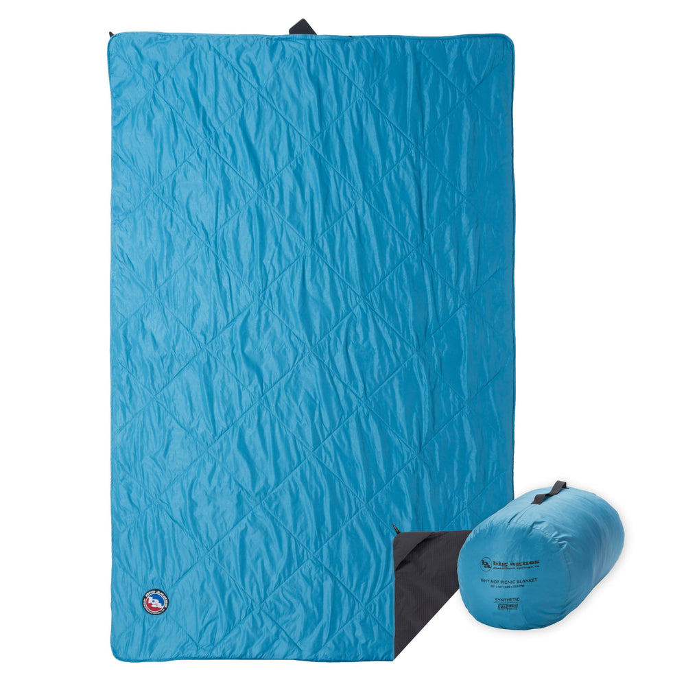 Big Agnes Why Not Picnic Blanket is easily packable for travel and camping.