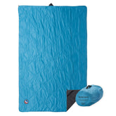Big Agnes Why Not Picnic Blanket shows waterproof bottom for dry seating on damp ground