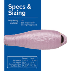 Big Agnes Greystone 20° two-way zipper for easy venting