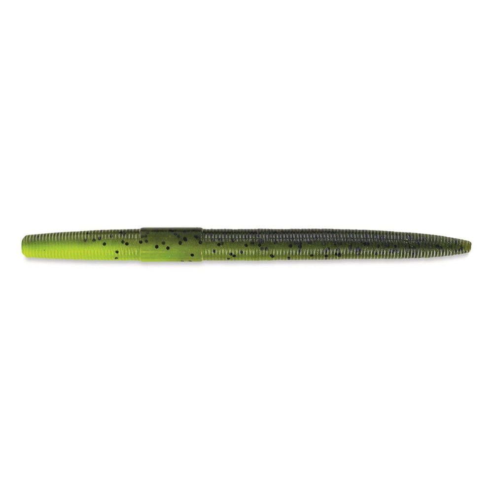 Big Bite Baits Trick Stick 5in Junebug in package, versatile lure for Ned Rig and drop shot