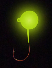 Lead-free jig head from Big Nasty Tackle with rugged VMC hooks