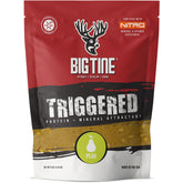 Big Tine Triggered pear flavor attractant in a 5 lb bag for deer feeding